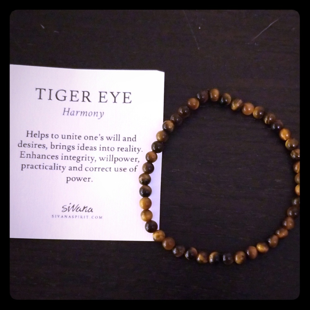 Genuine tiger eye bracelet